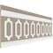 Ekena Millwork 94 1/2"L (Adjustable 32"H to 36"H) Ashford Scalloped Panel Traditional Wainscot Paneling Kit WPKUSC041P032 - alternate 2